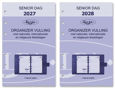 6221-27-28 150 x 95 mm Senior AGENDA REFOLLS Daily NL 2027 2028